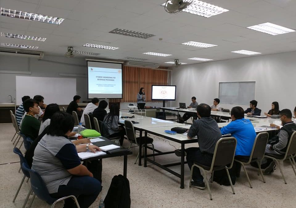 การจัดอบรมเรื่อง Hygienic Engineering for Beverage Processing